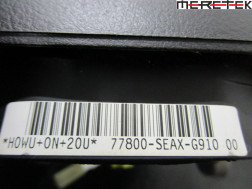 77800-SEAX-G910 Airbag Kuljettajan Turvatyyny
